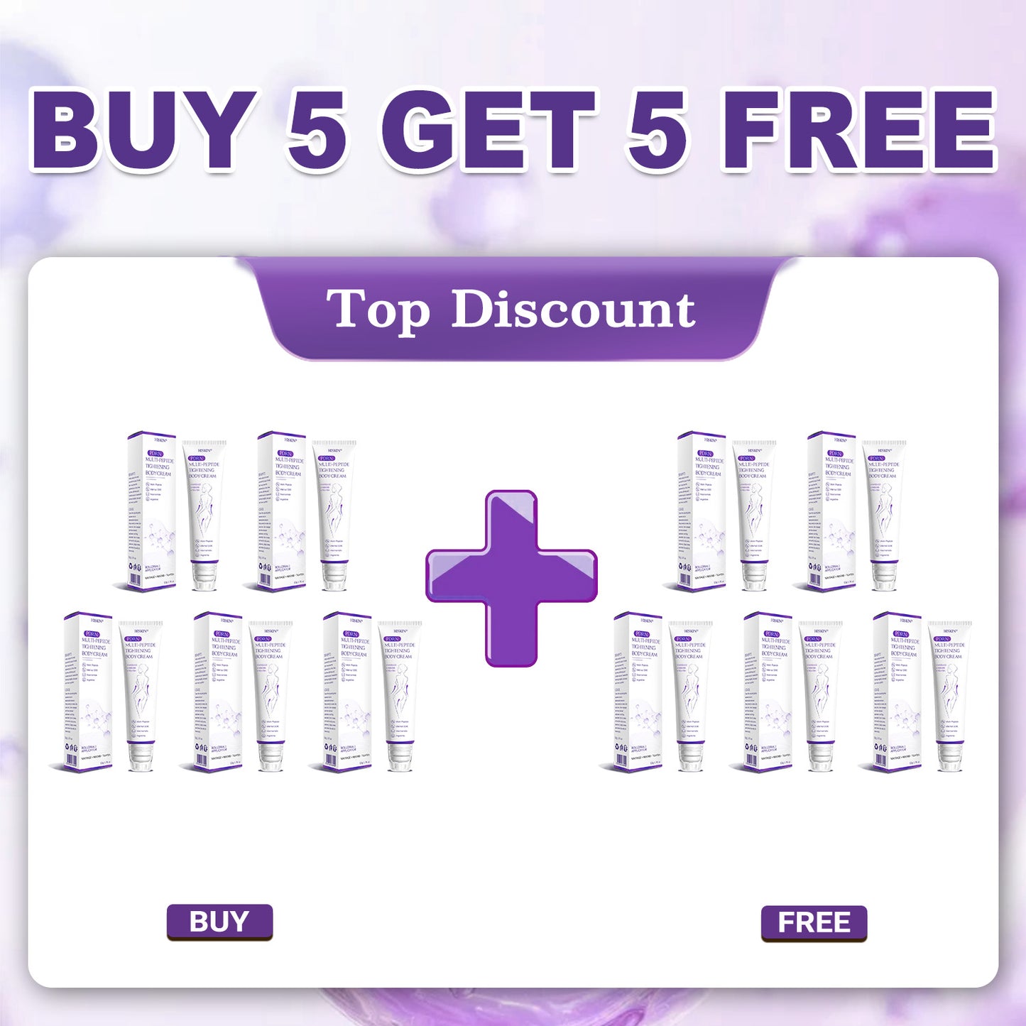 FDA Official: HISKINÂŽ PDRN Multi-Peptide Massaging Body Roller Cream- Anti-aging, Hydrating, Skin Firming & Lifting, Skin Repair, Even Tone, Acne and Dark Spot Treatment, Wart and Mole Removal, and Psoriasis Relief.