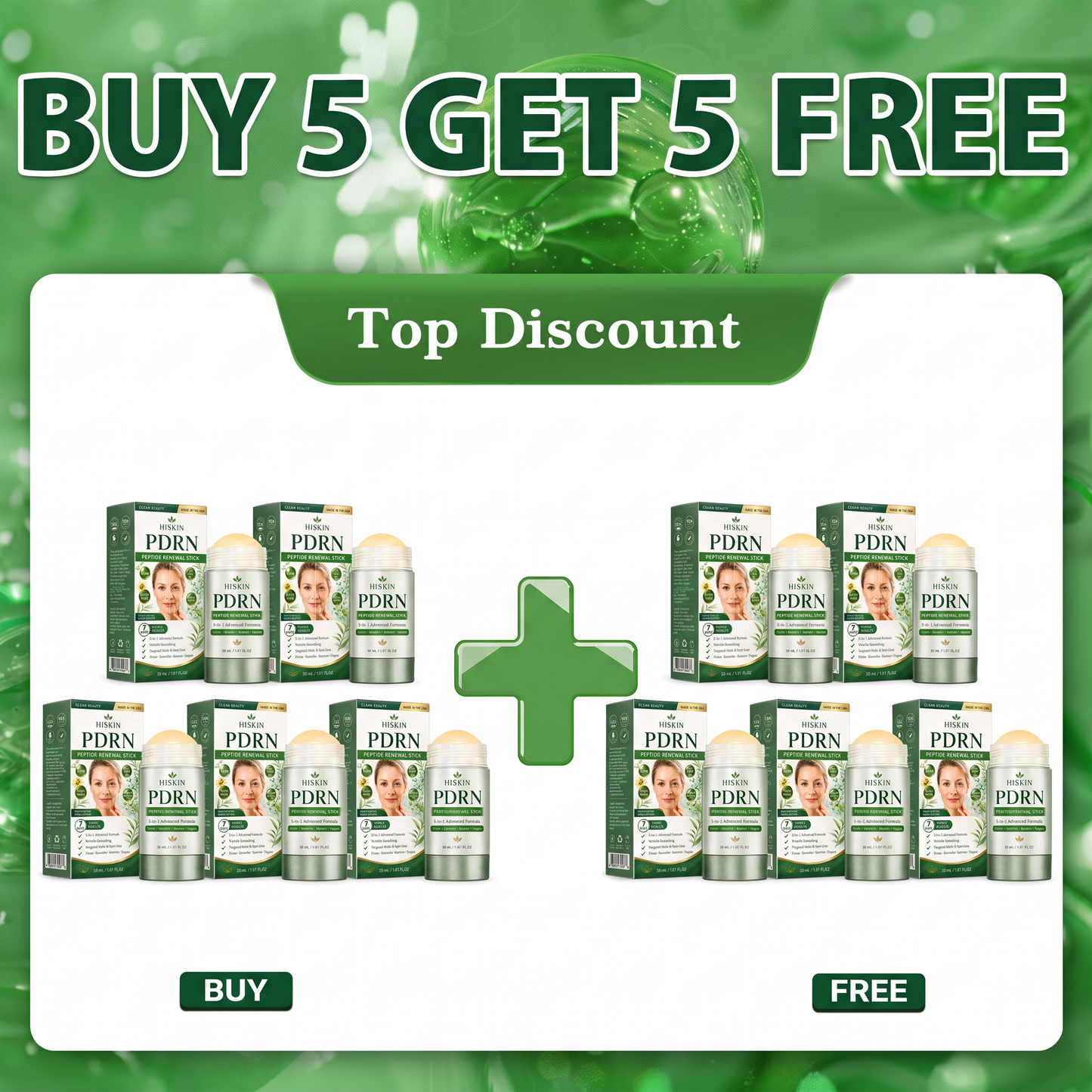 Extra 50% off! 𝑪𝒐𝒏𝒈𝒓𝒂𝒕𝒖𝒍𝒂𝒕𝒊𝒐𝒏𝒔! 𝒀𝒐𝒖’𝒓𝒆 𝒐𝒖𝒓 588𝒕𝒉 𝒄𝒖𝒔𝒕𝒐𝒎𝒆𝒓 𝒕𝒐𝒅𝒂𝒚, 𝒂𝒏𝒅 𝒚𝒐𝒖 𝒈𝒆𝒕 𝒕𝒐 𝒆𝒏𝒋𝒐𝒚 𝒂 𝒔𝒑𝒆𝒄𝒊𝒂𝒍 𝒐𝒇𝒇𝒆𝒓: 𝒂 𝒔𝒆𝒄𝒐𝒏𝒅 𝒑𝒓𝒐𝒅𝒖𝒄𝒕 𝒇𝒐𝒓 50% 𝒐𝒇𝒇! HISKIN®