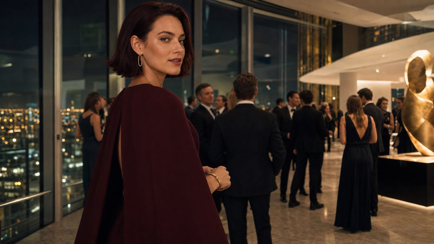 HISKIN at a contemporary evening event